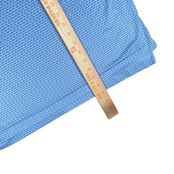 Peter Millar Summer Comfort Blue AOP Shirt All-Over Bicycle Print Polo Shirt 2XL - Picture 7 of 9